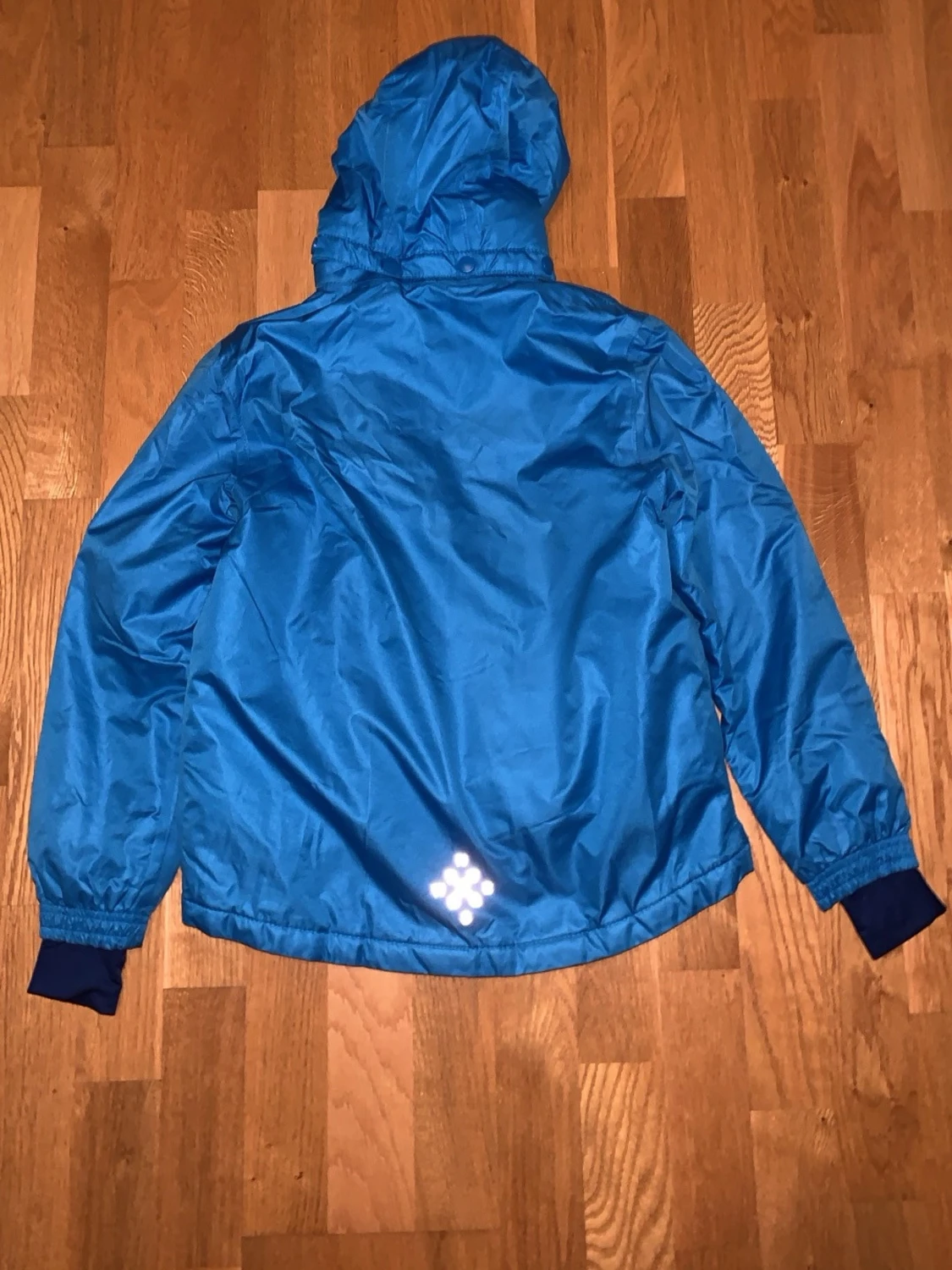 Blå skidjacka från Crivit med huva - 1