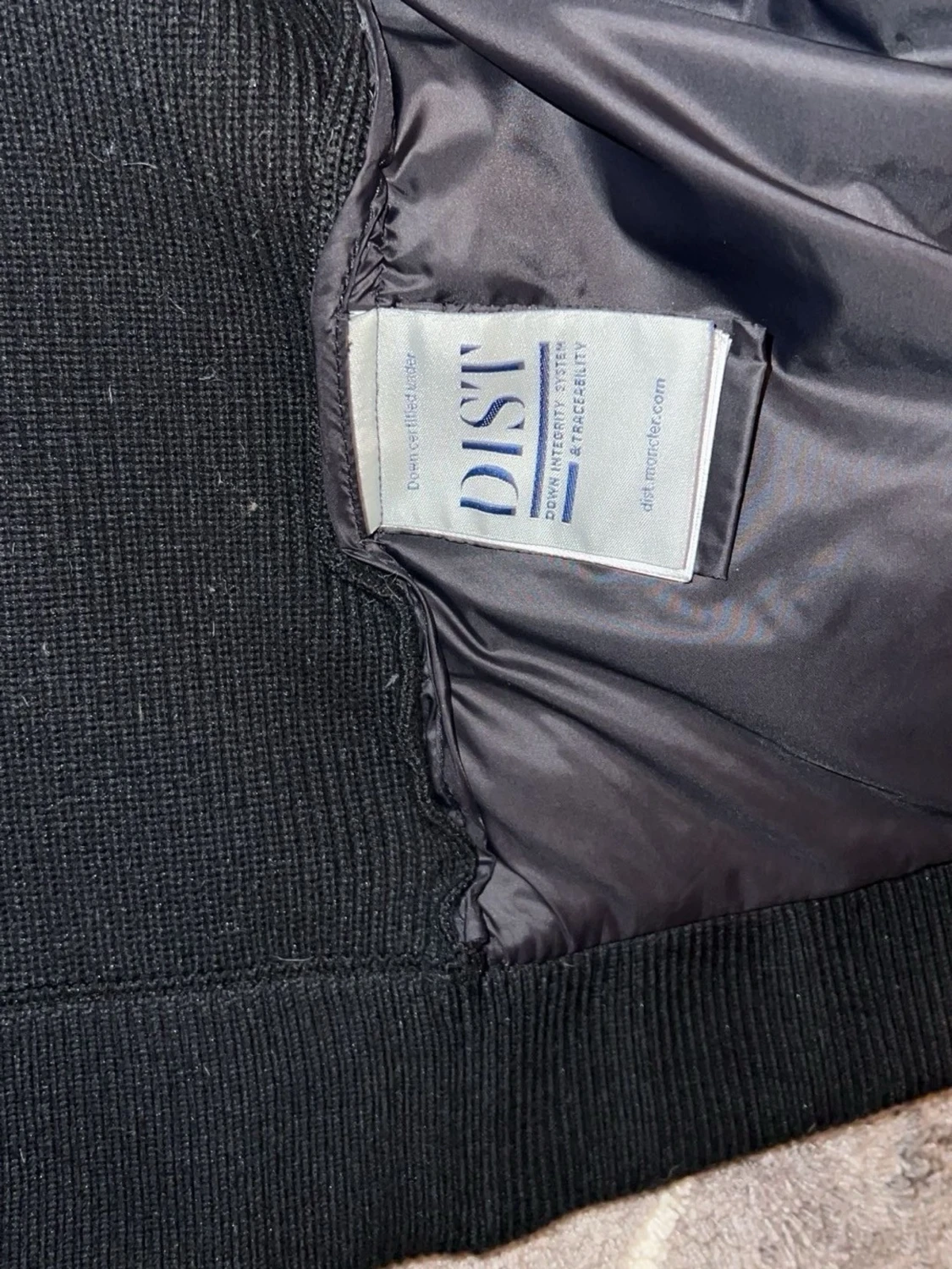 Svart hoodie från Moncler med huva - 5