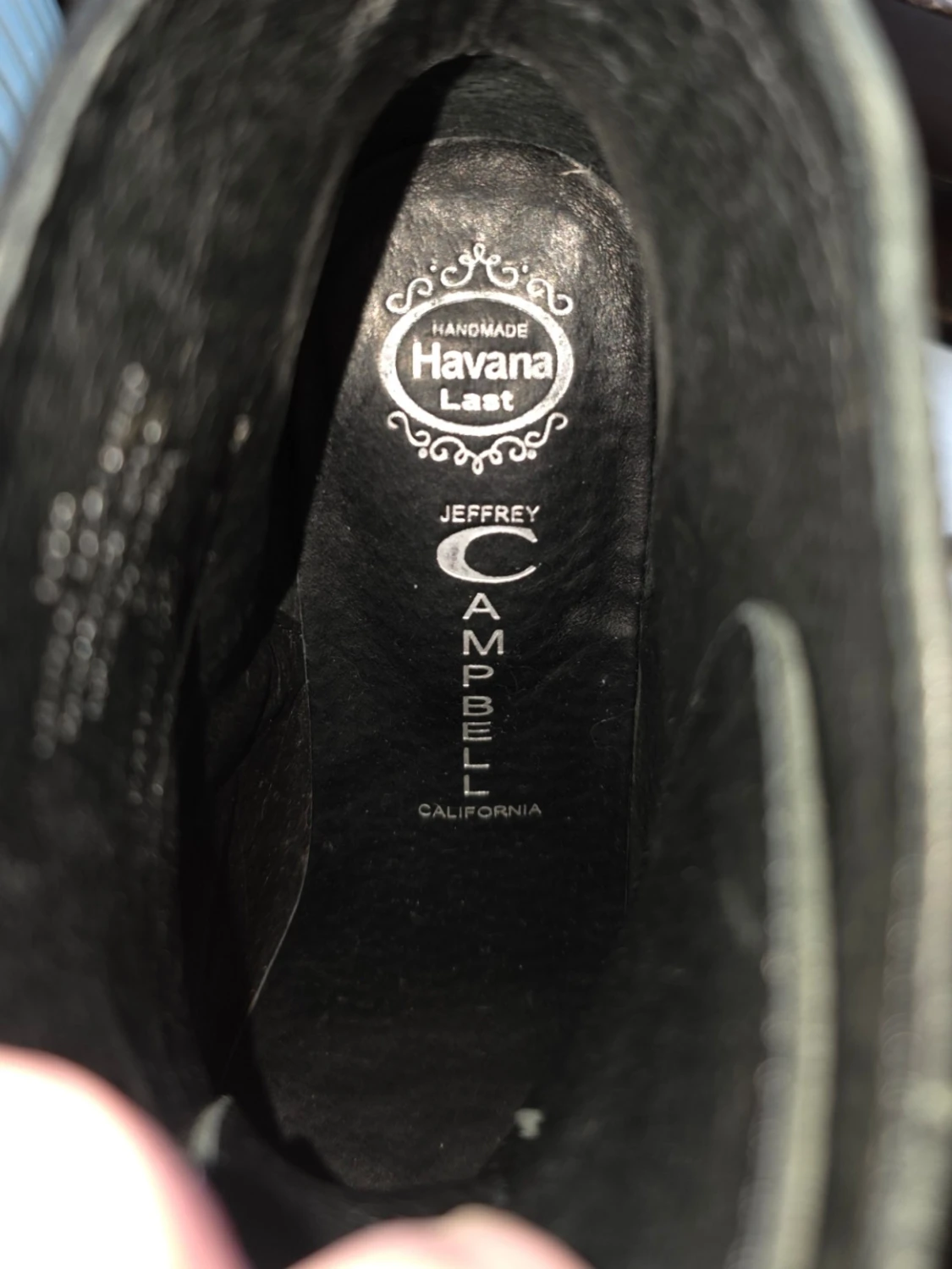 Svarta boots med träklack och snörning - 4