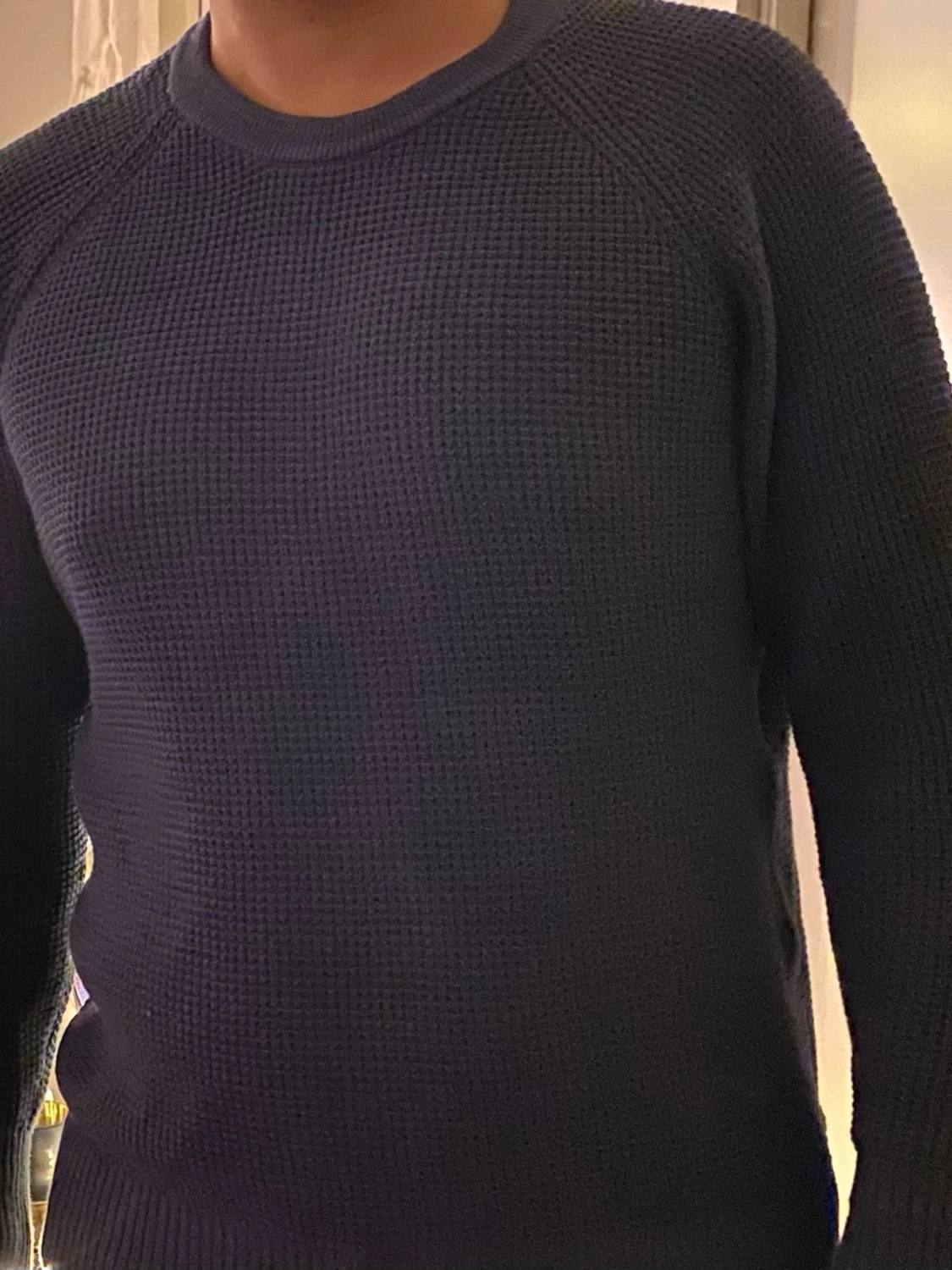 Mörkblå stickad tröja från GAP - 6
