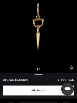 Maria Nilsdotter örhängen - Säljer detta jättefina Maria Nilsdotter örhänge. Säljer för att det inte kommer till användning, endast använt ett fåtal gånger och ser helt oanvänt ut. Säljer för 2200 kr där nypris är 2895 kr, pris kan diskusseras💕💕