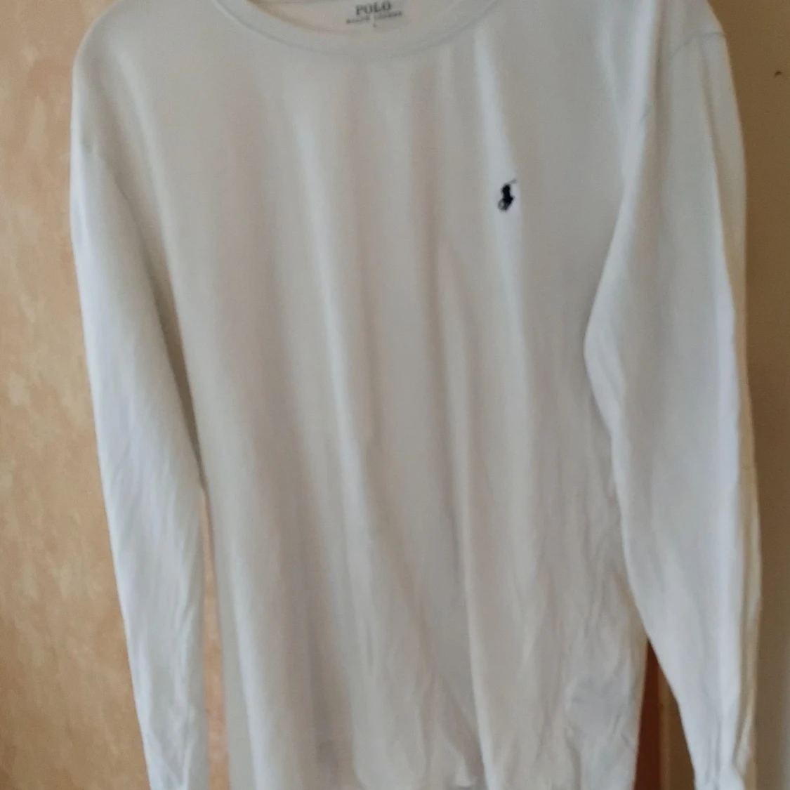 Vit långärmad tröja från Polo Ralph Lauren