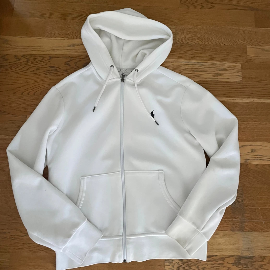 Vit hoodie från Polo Ralph Lauren