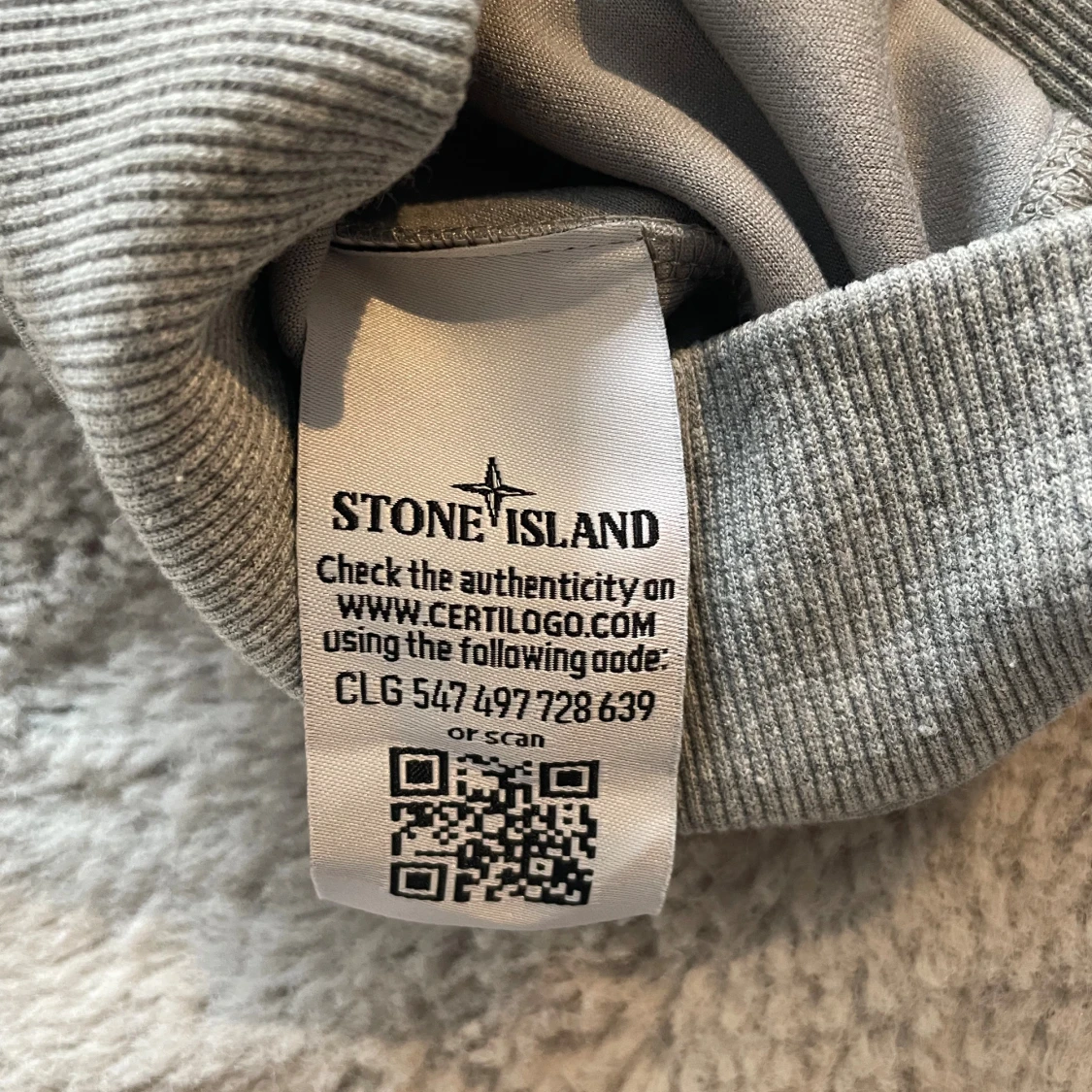 Grå sweatshirt Stone Island M - 4