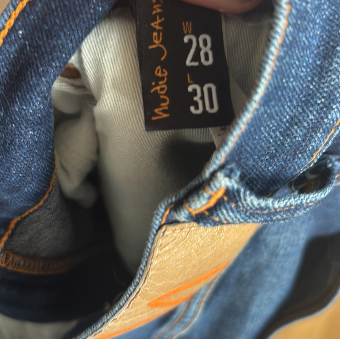 Mörkblå Nudie Jeans, slim fit 28/30 - 2