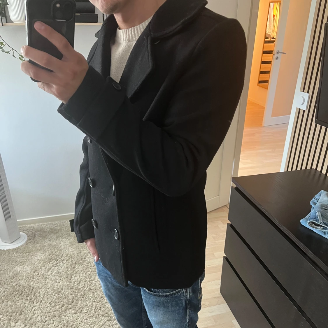 Svart skepparkavaj från Pier One - 1