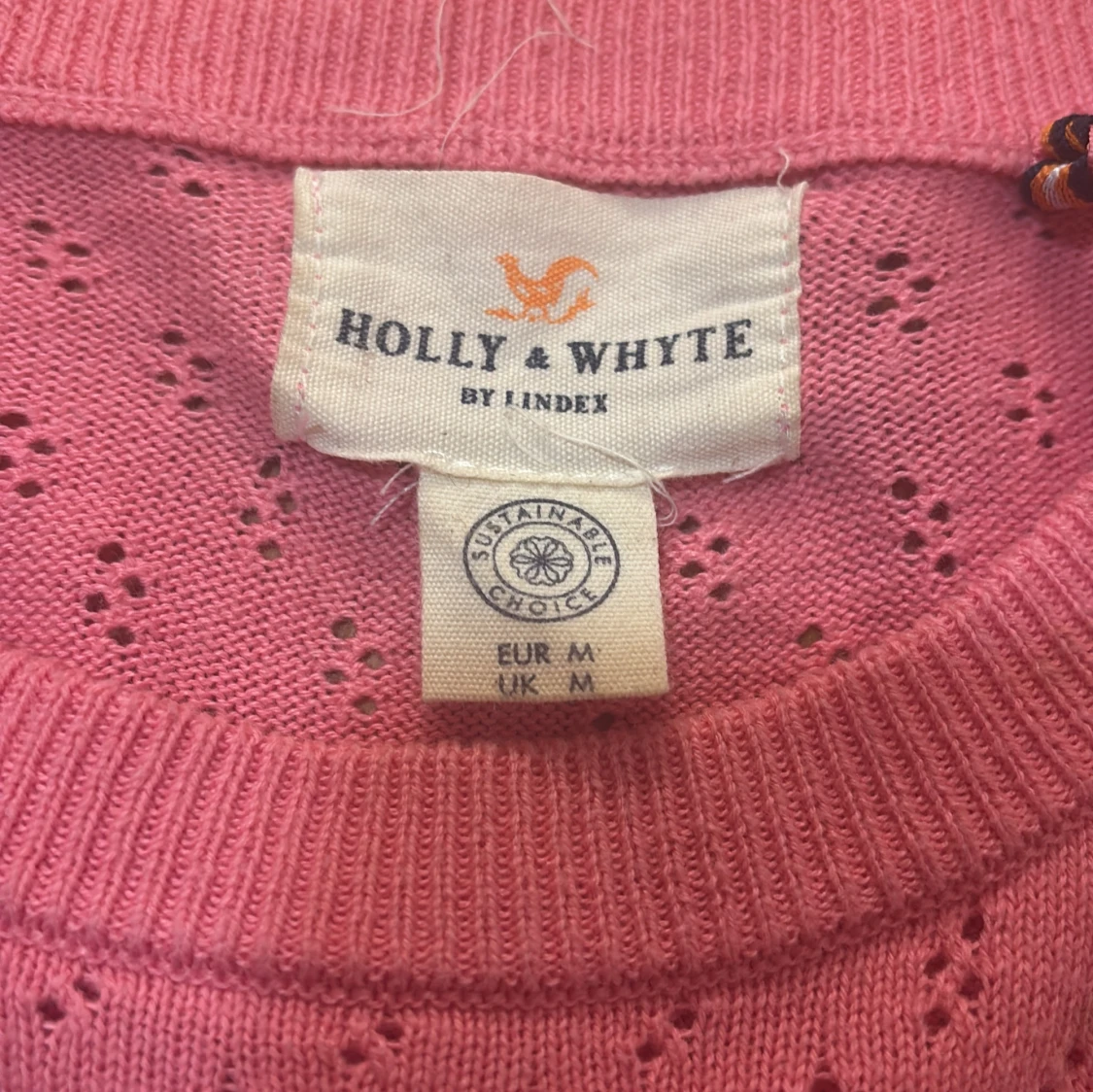 Rosa stickad tröja Holly & Whyte (Lindex) - 2