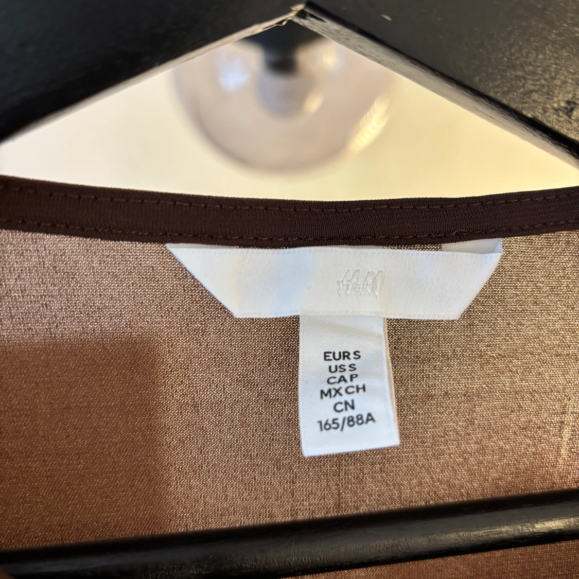 Brun långärmad topp från H&M - 2