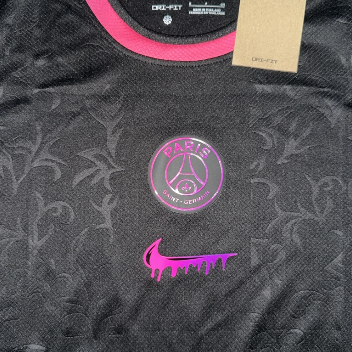 Svart PSG x Nike fotbollströja S - 1