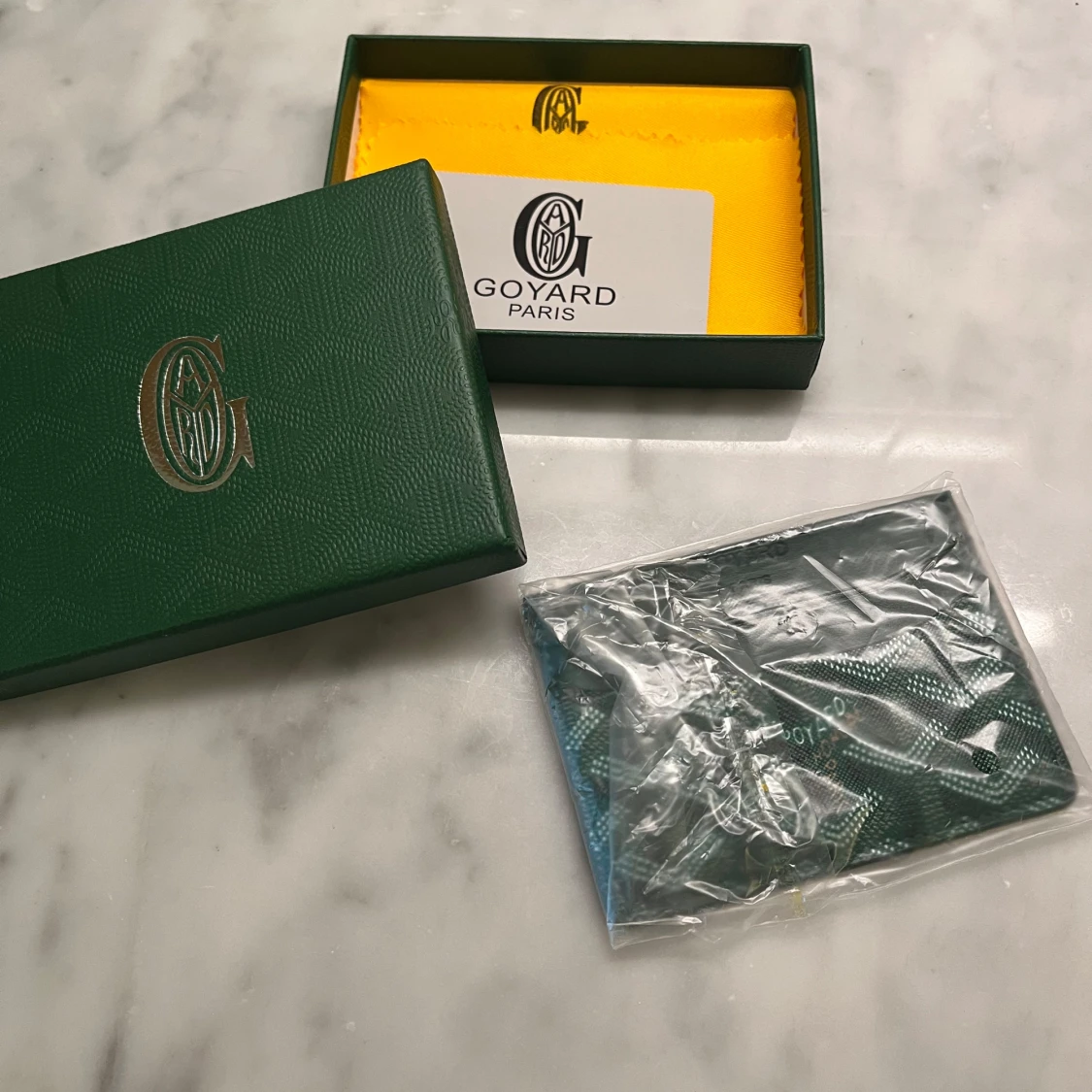 Grön korthållare - 2