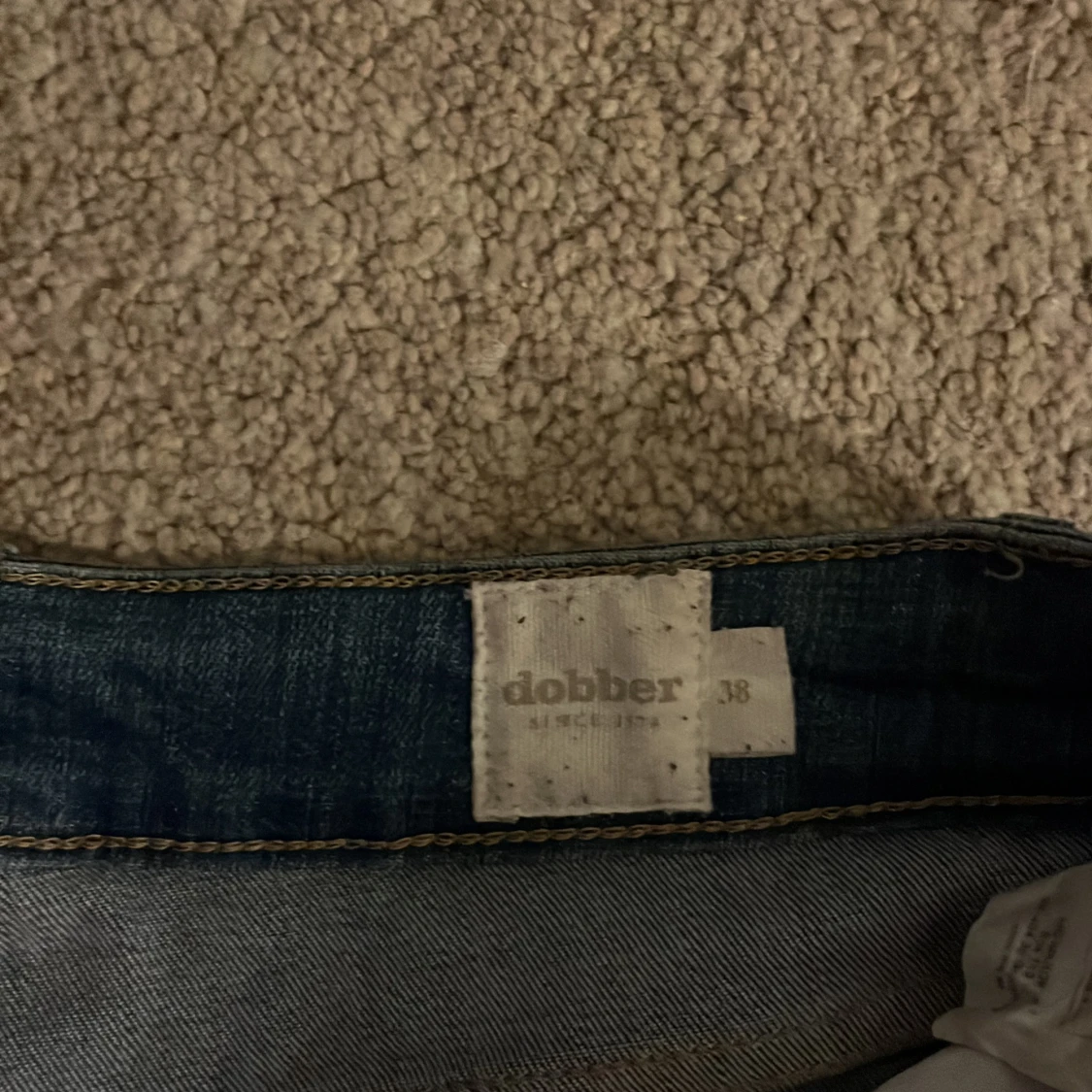 Blå bootcut jeans från Dobber - 2