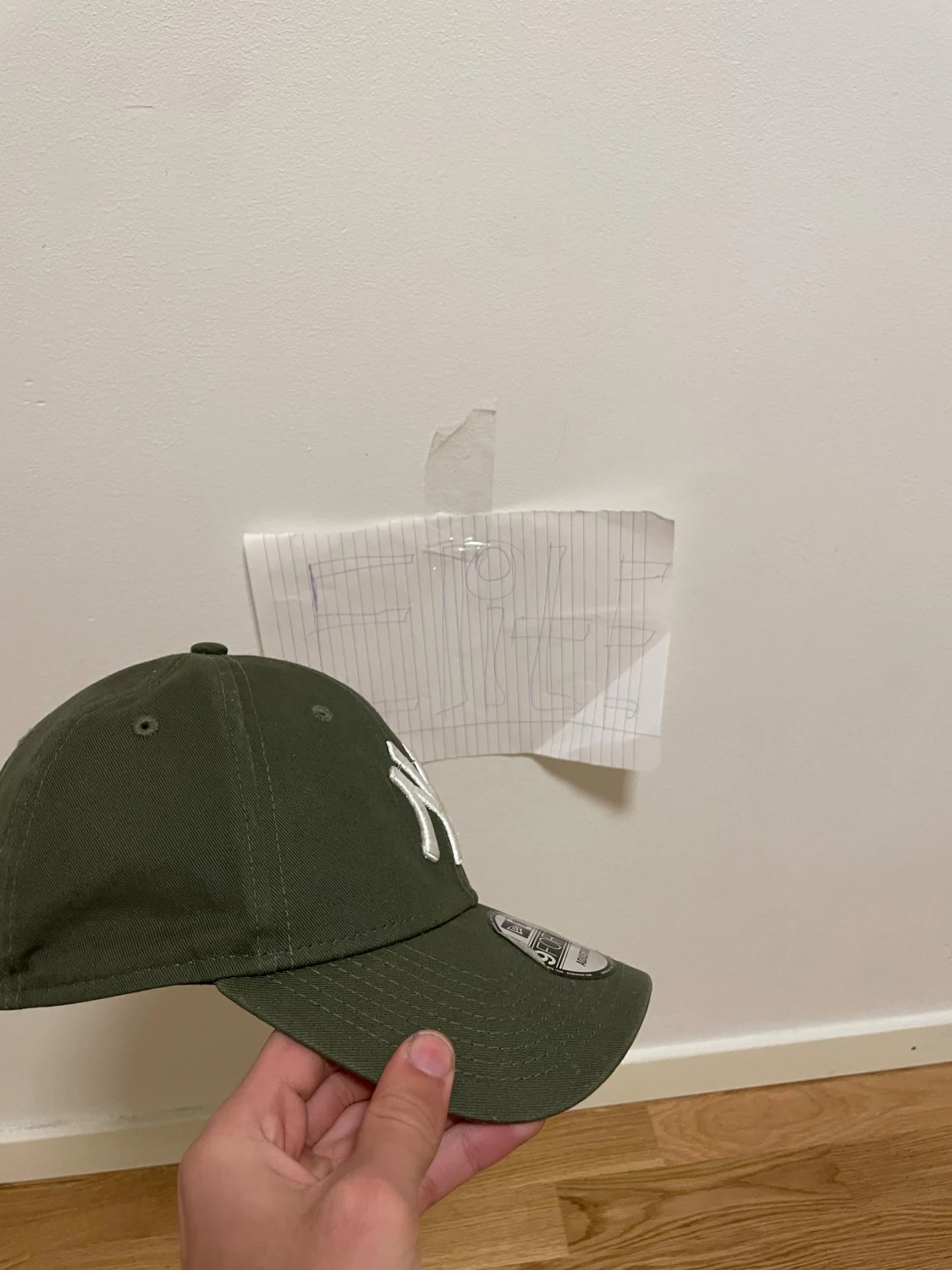 Olivgrön NY keps - 2