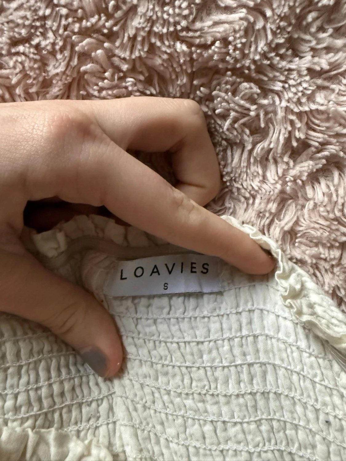 Vit bandeau tubtopp från Loavies - 1