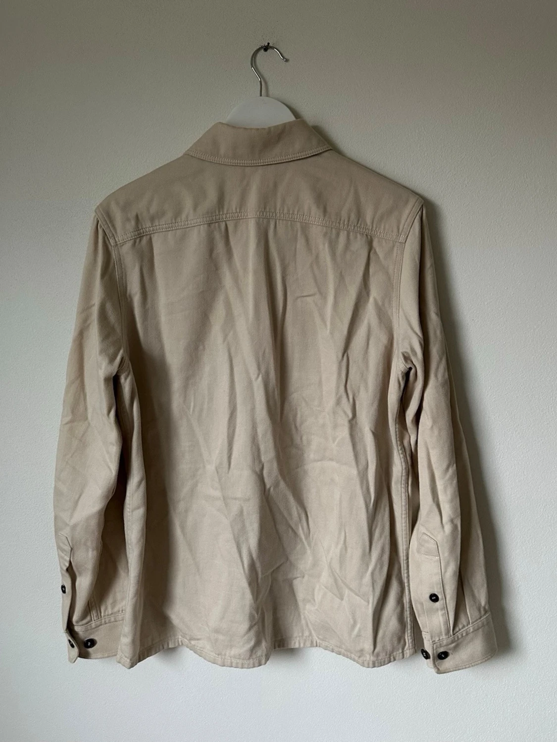 Beige overshirt från Arket i bomull - 1