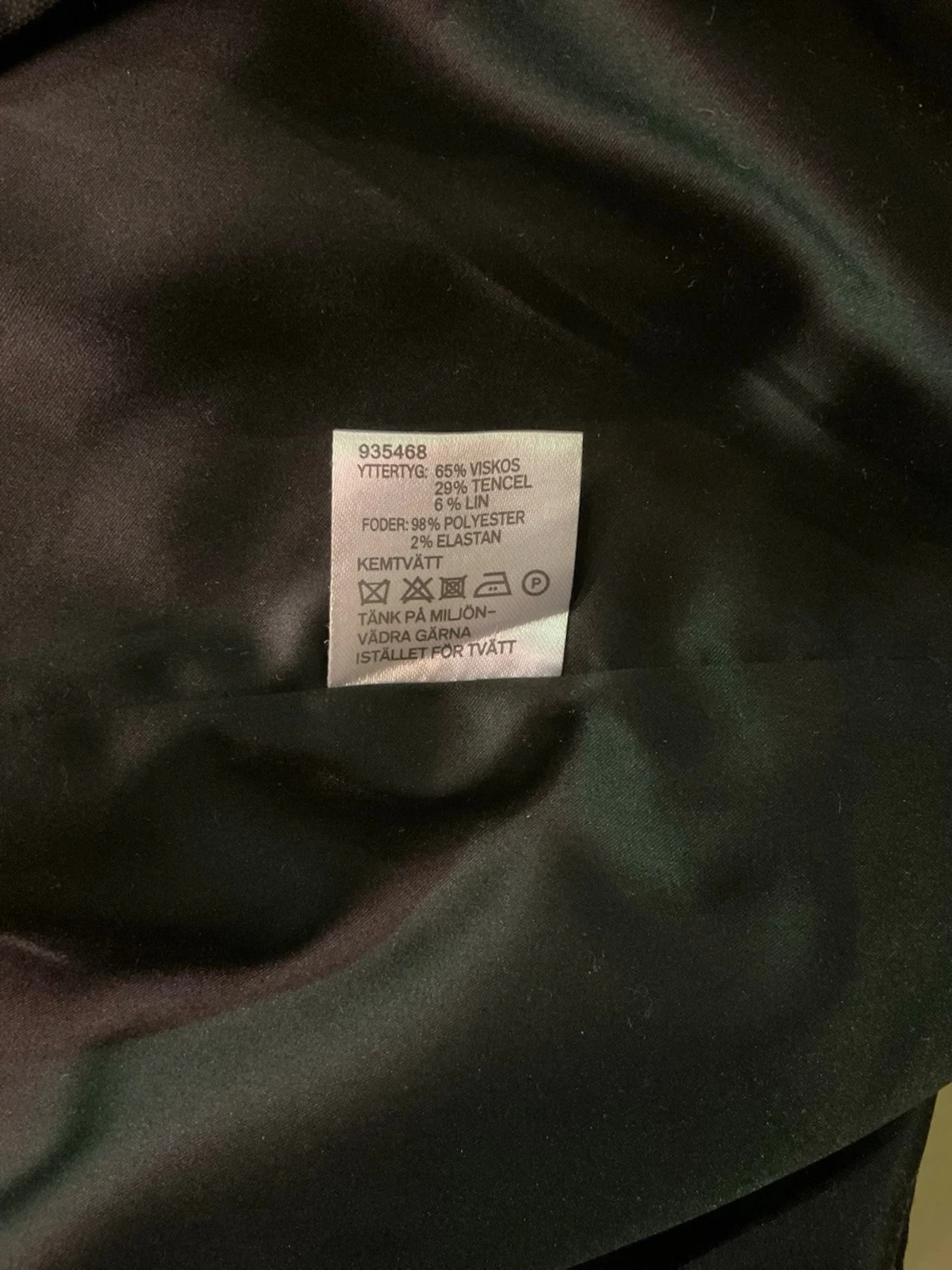 Svart lång kappa från Wera - 3