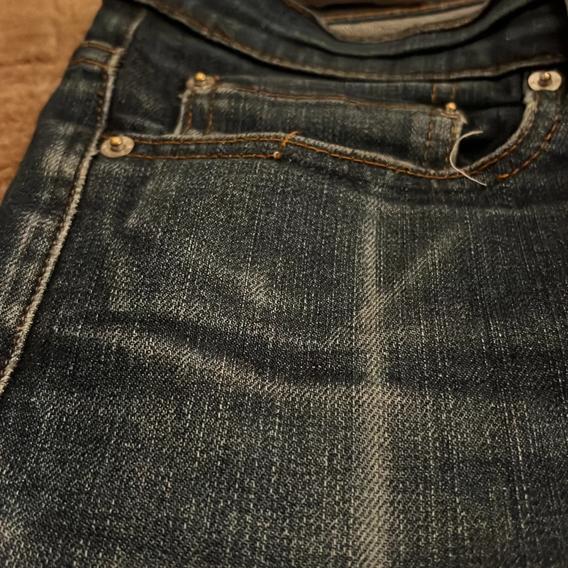 Blå jeans denim - 2