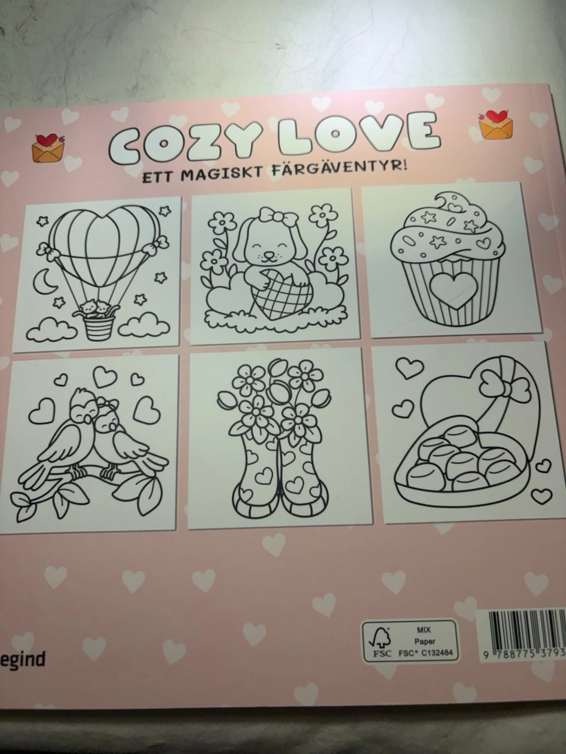 Cozy Love: Mysig & Gullig Målarbok - 1