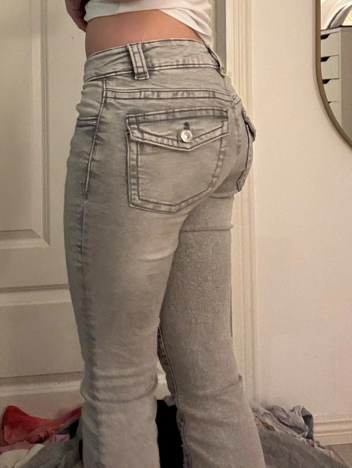 low waist jeans bootcut  - 1