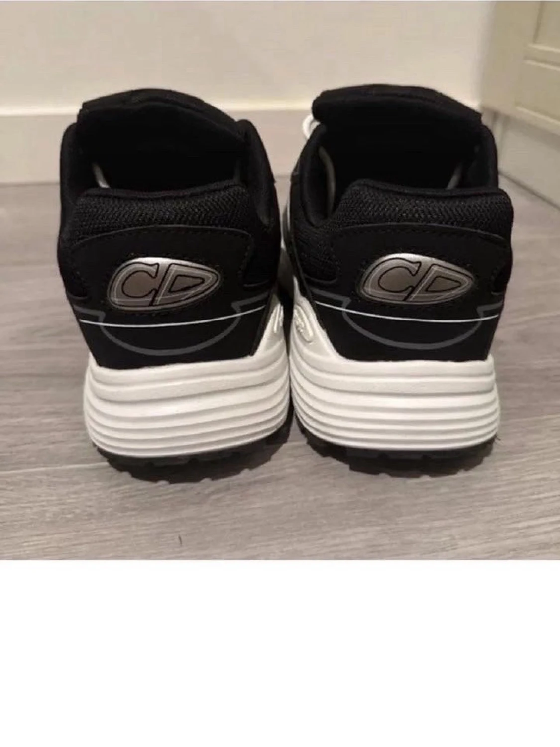 Dior B30 svarta sneakers med vit logga - 5