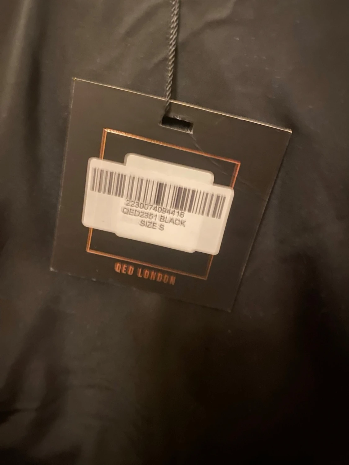 Svart lång quiltad dunväst med huva - 4