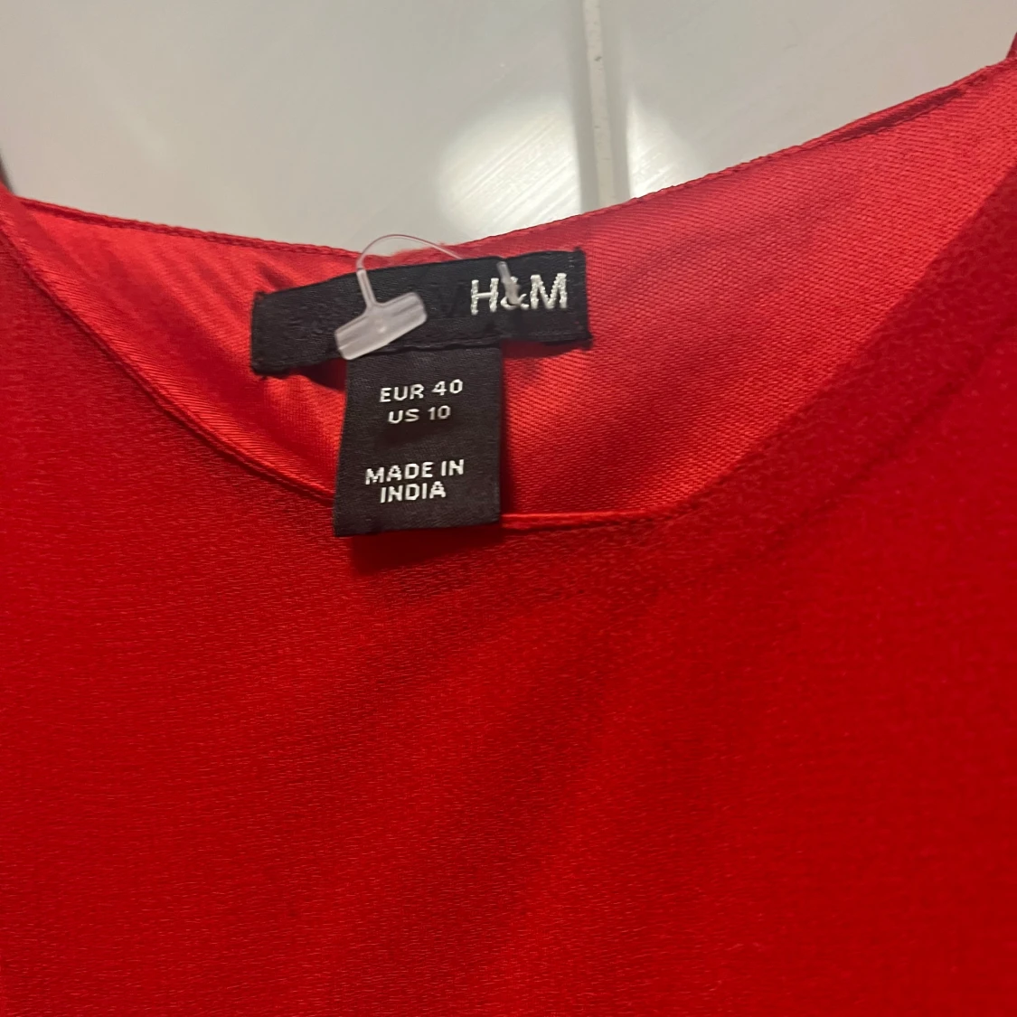 Röd klänning hm - 3