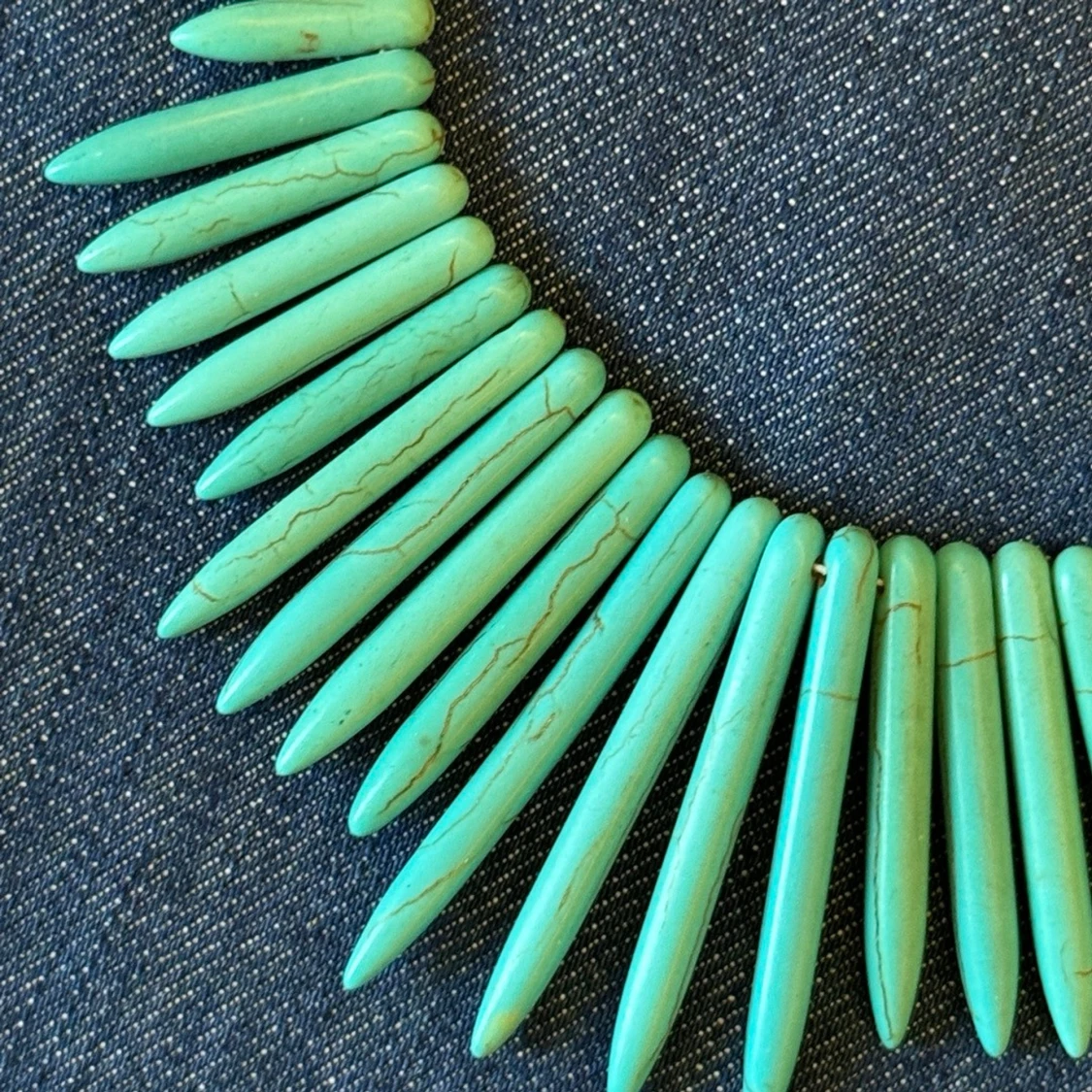 Turkos halsband med matchande armband (bundle) - 6