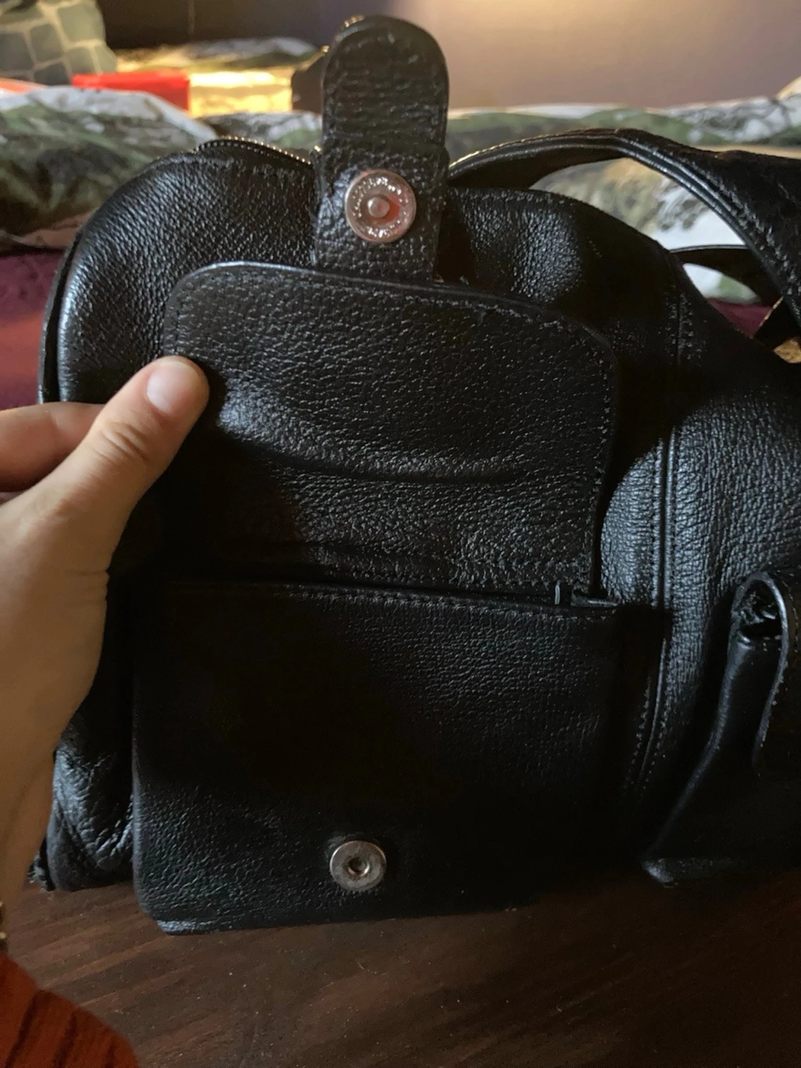 Svart axelväska - 3