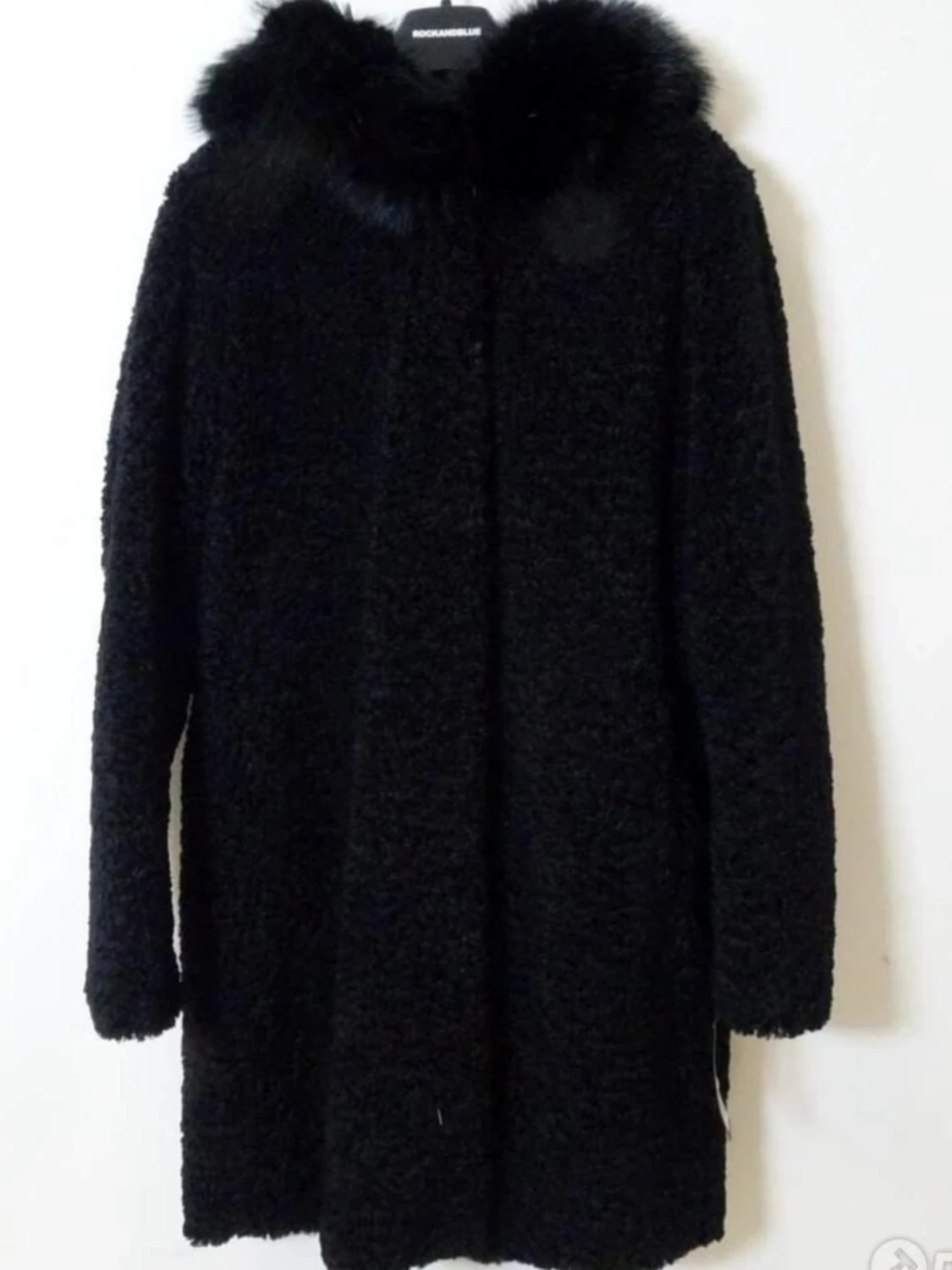 Svart joplin jacka med päls från Rockandblue - 3