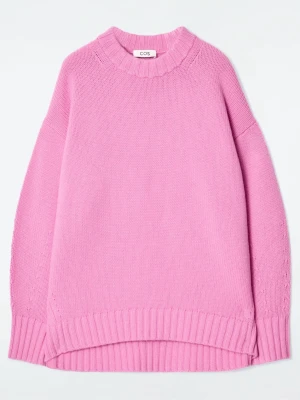 Rosa stickad tröja från COS - Fick den här jöttefina Kashmir tröjan från cos i julklapp som är i storlek S och tonkte kolla om det är någon som har storlek xs som hade velat byta? 💕