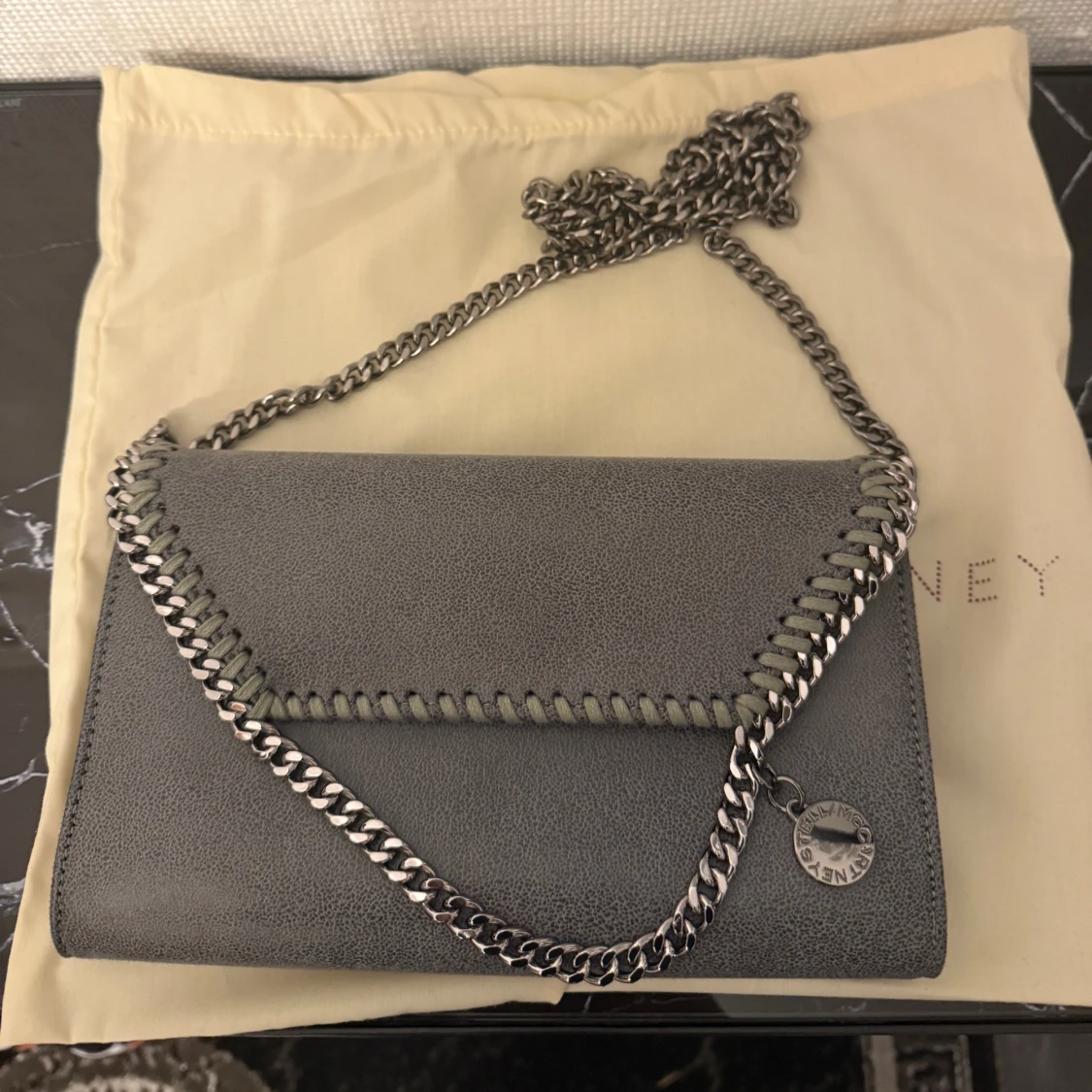 Grå axelväska Stella McCartney