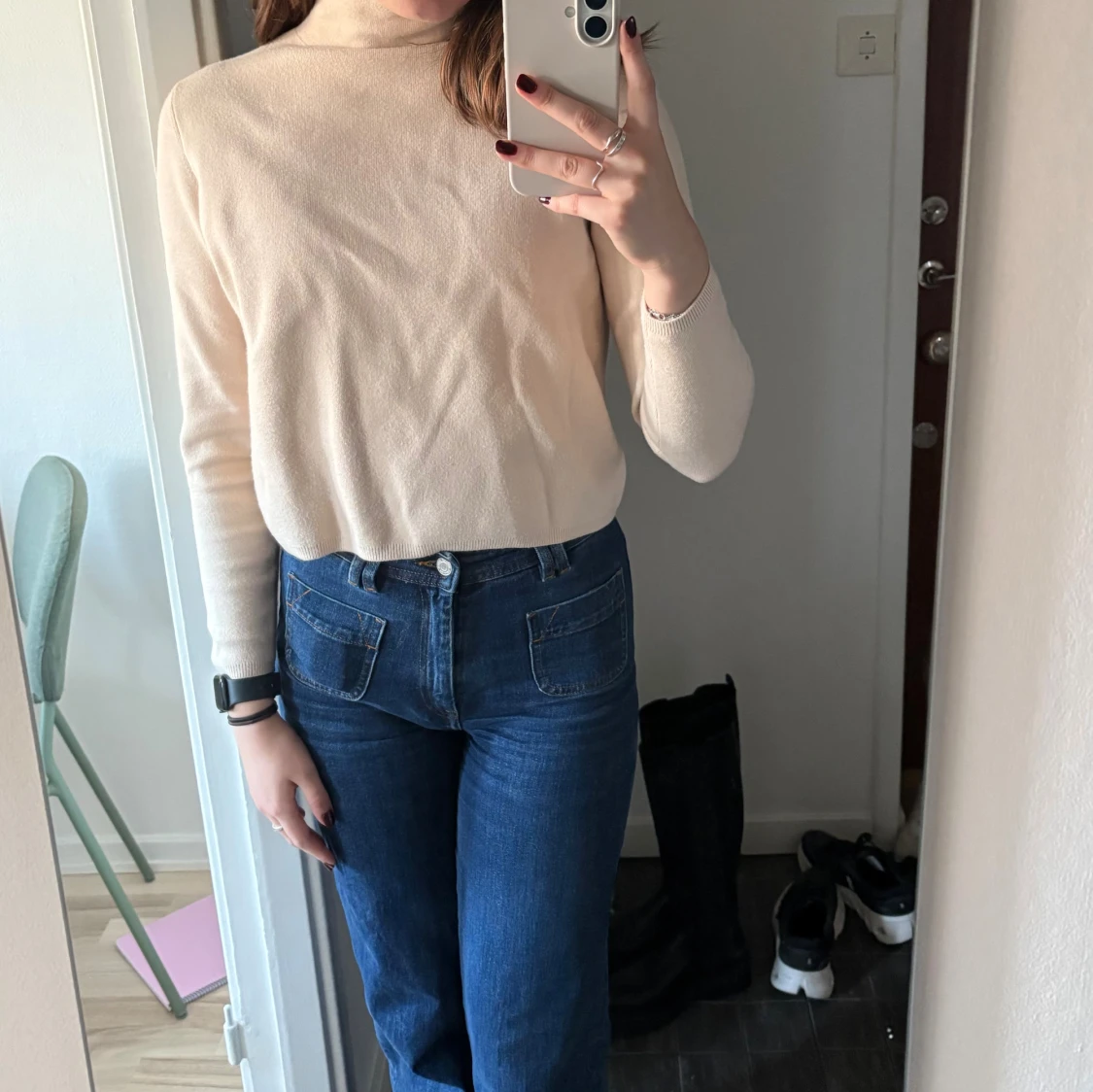 Beige polotröja från & Other Stories - 2