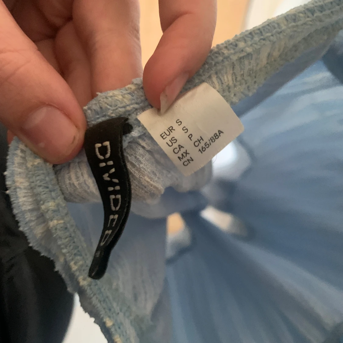 Blåvit randig sommarklänning HM S - 2