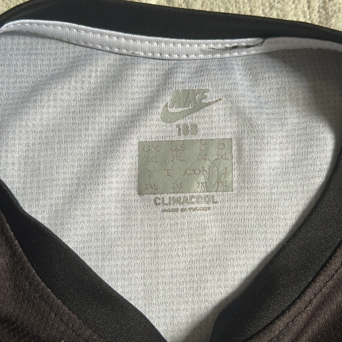 Kurdistan fotbollströja Nike svart - 1