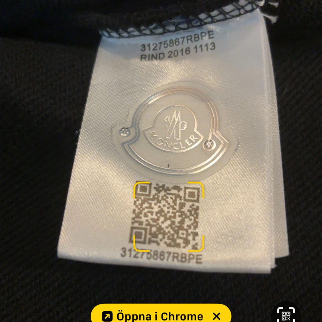 Svart Moncler hoodie med dragkedja - 3