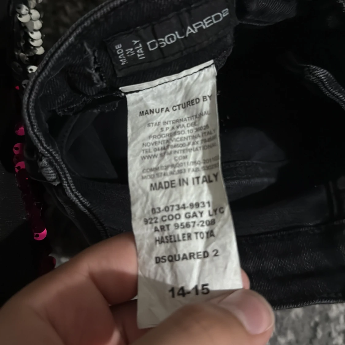 Svarta Dsquared2 jeans med slitningar - 4