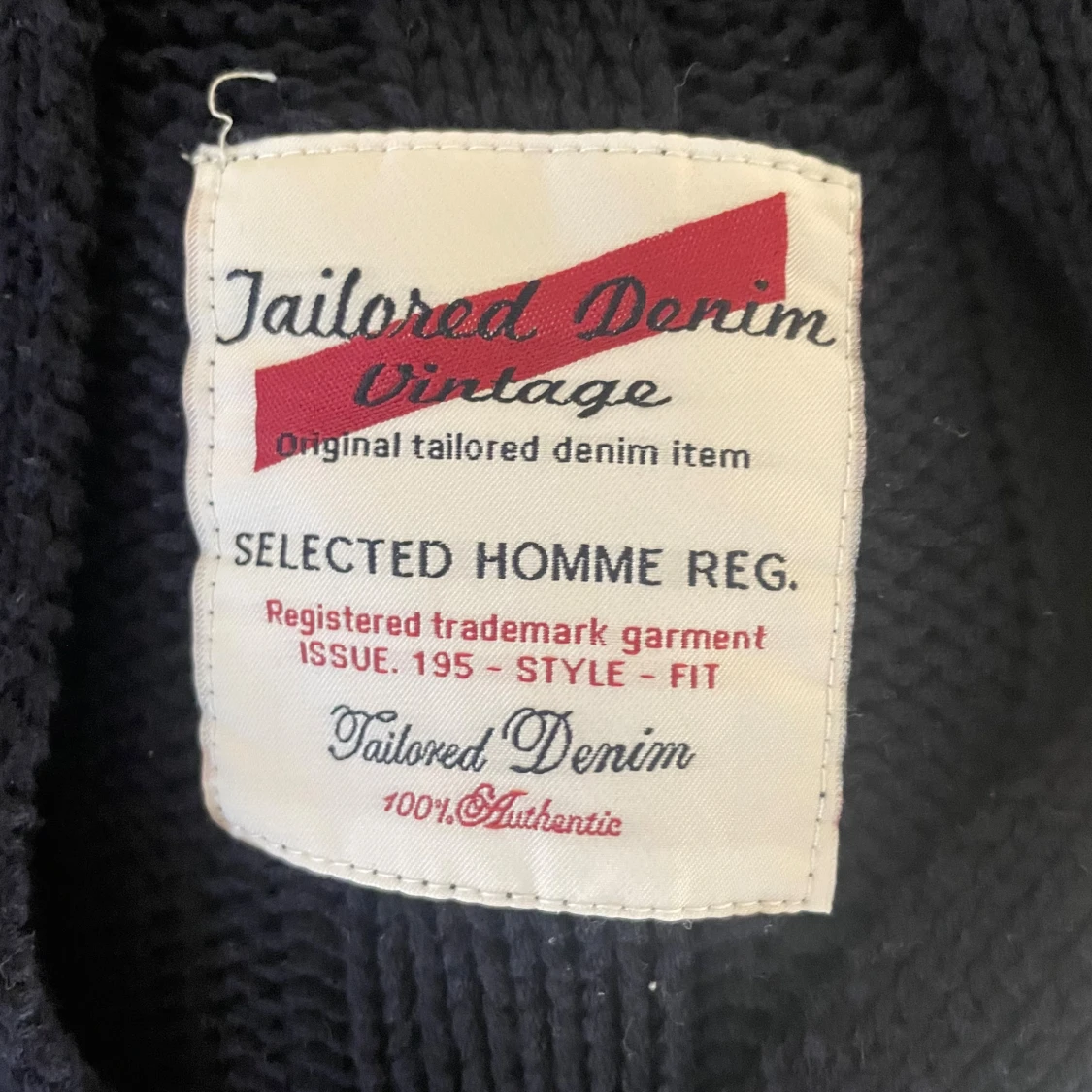 Mörkblå kofta Selected Homme - 2