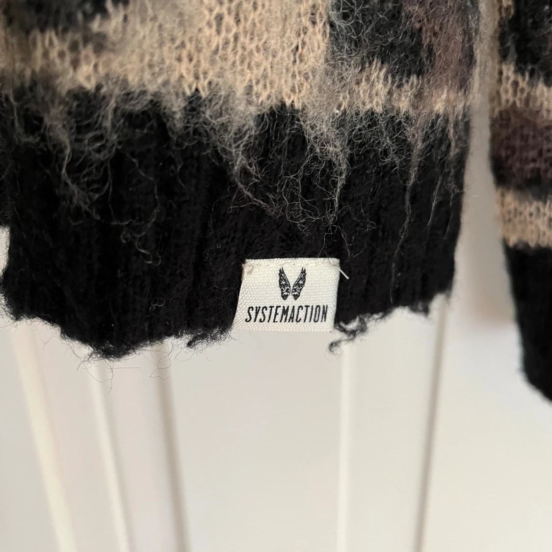 Leopardmönstrad stickad tröja - 2