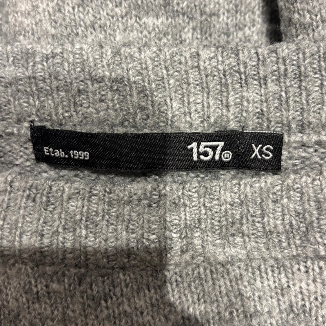 Grå stickad tröja , XS - 2