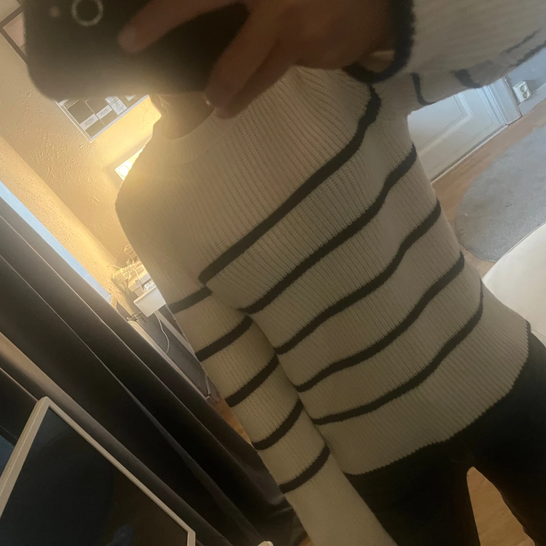 Randig stickad tröja från Anna Field - 1