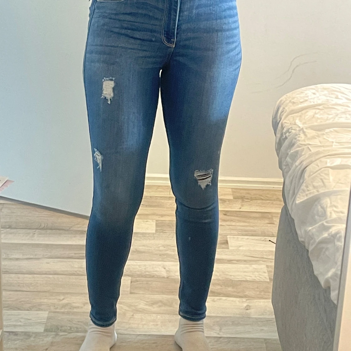  Hollister -Rise Jean Leggings – Advanced Stretchmed slitningar! - 2