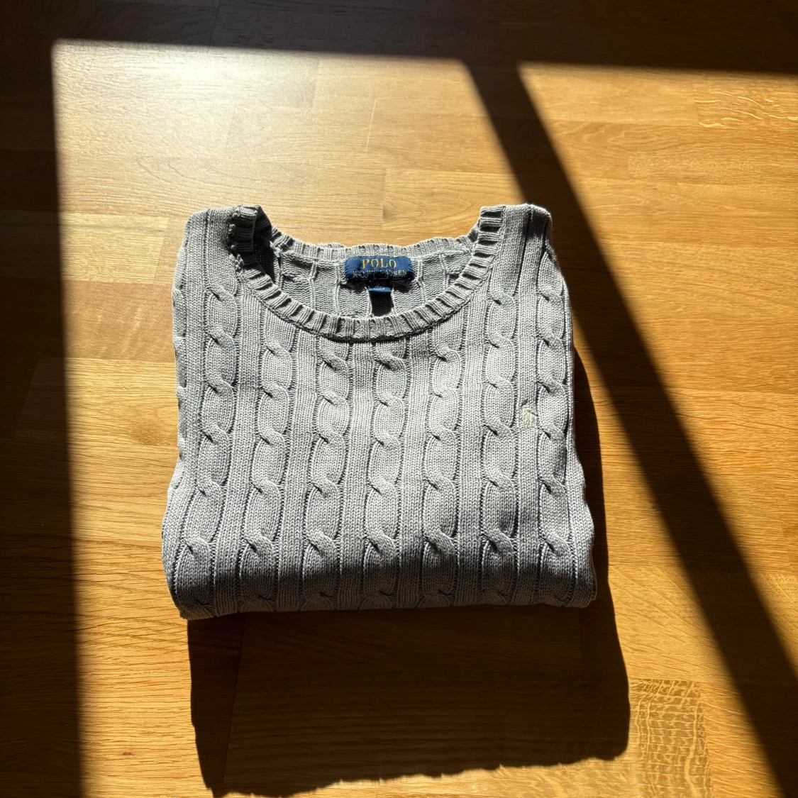 Grå kabelstickad tröja Polo Ralph Lauren - 2