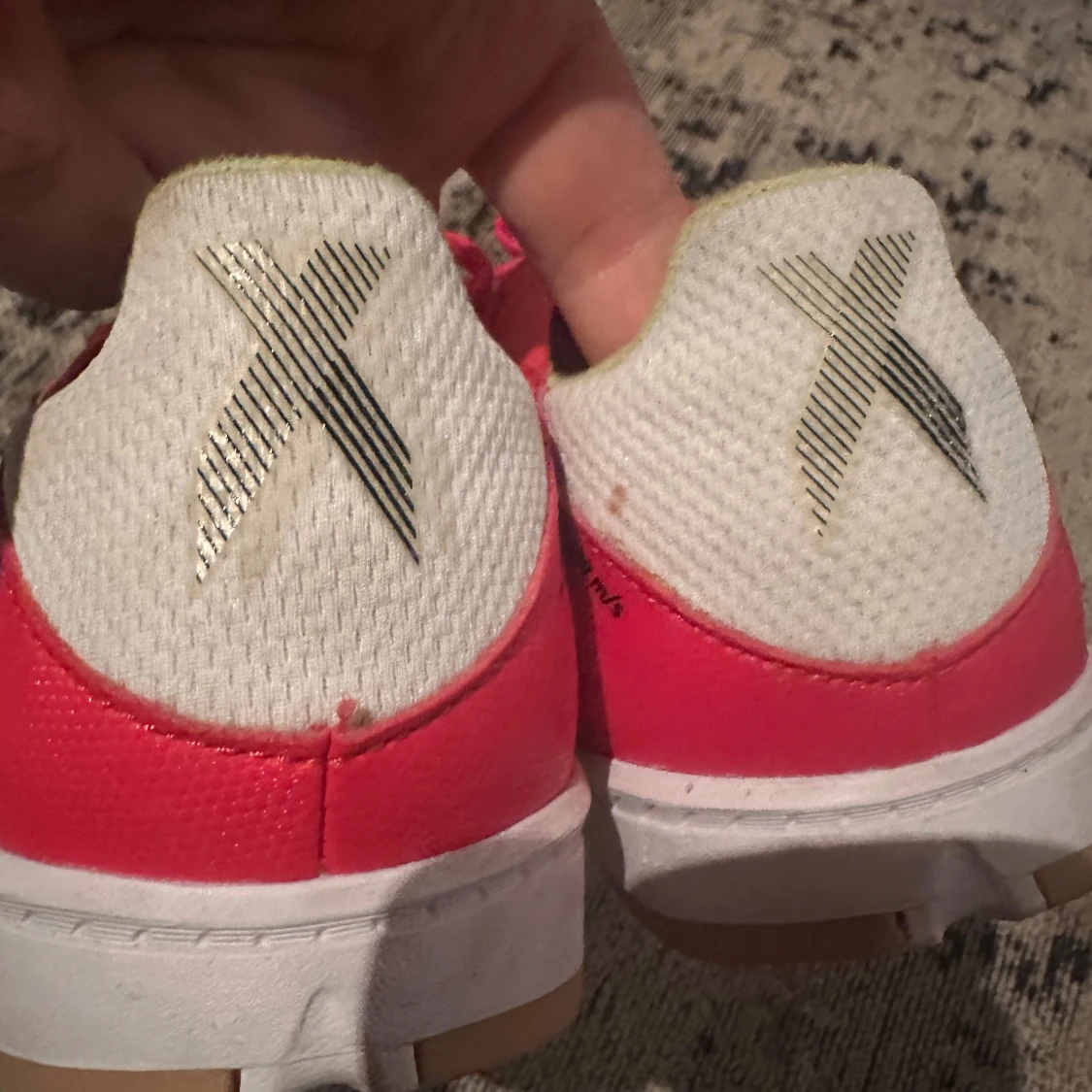 Adidas X röda inomhusfotbollsskor - 1