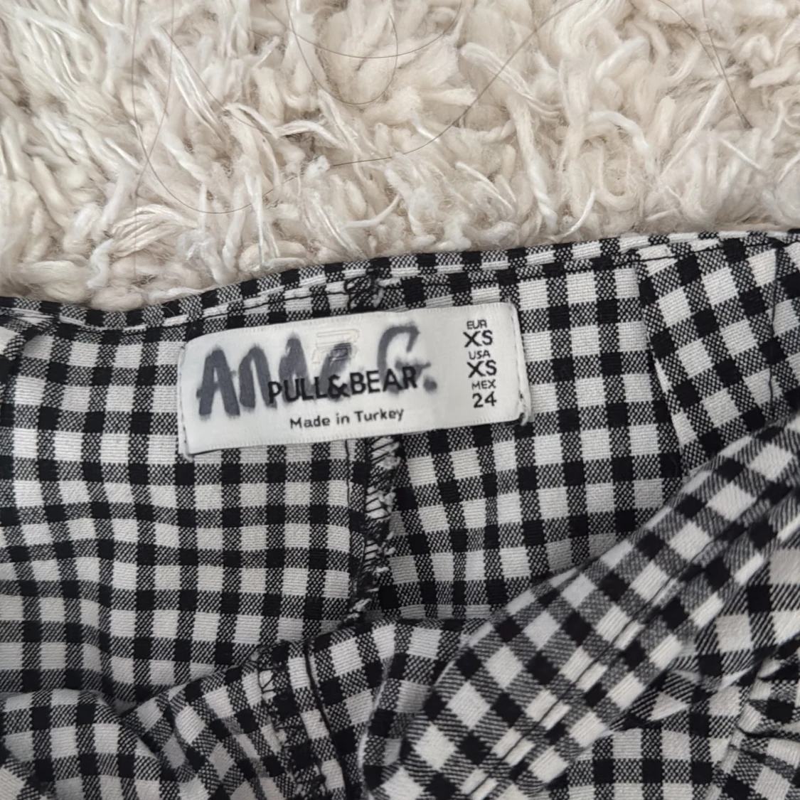 Rutig volangkjol från Pull&Bear XS - 3