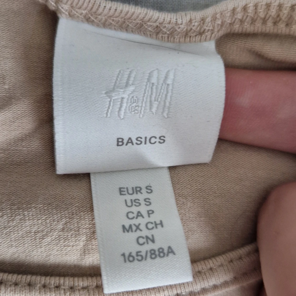 Beige långärmad topp från H&M - 1