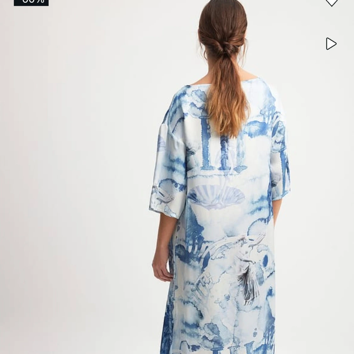 Blåvit långklänning från NA-KD - 1