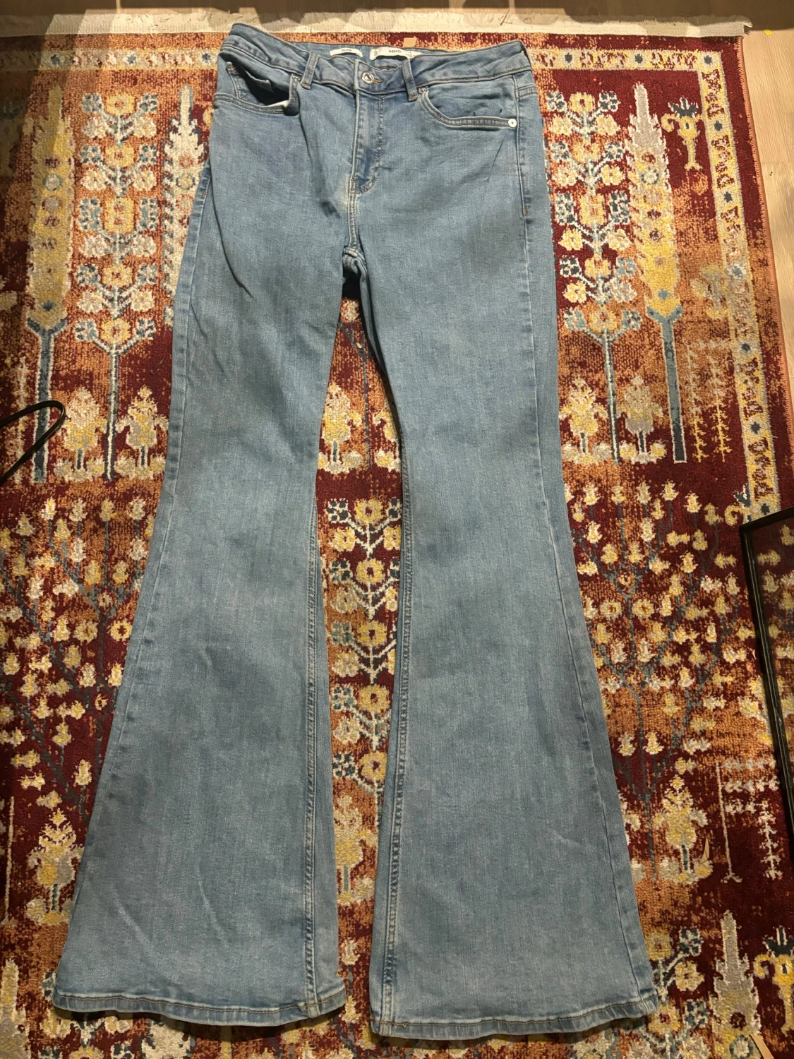 Blue flare jeans