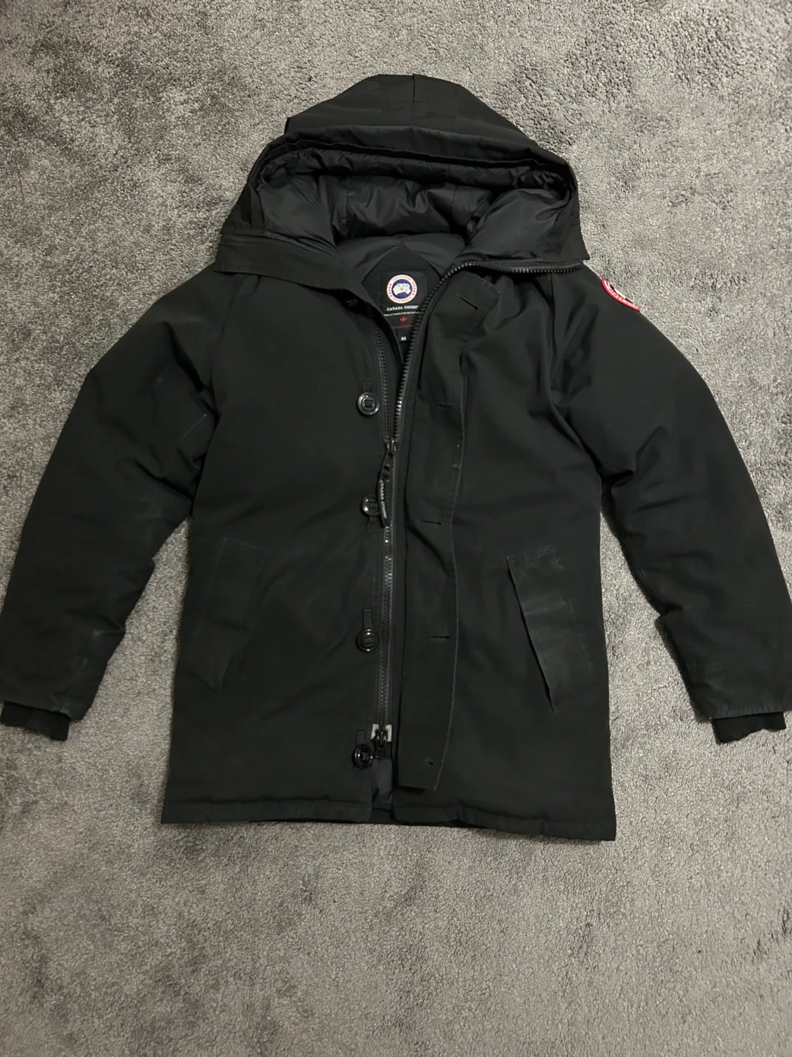 Svart jacka från Canada Goose