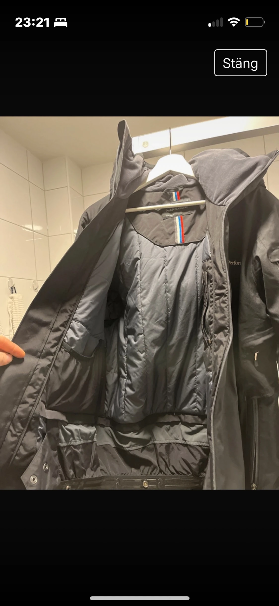 Svart vinterjacka Peak Performance S - 2