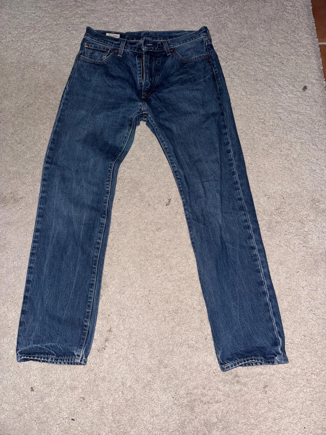 Levi's 551 blå jeans straight fit