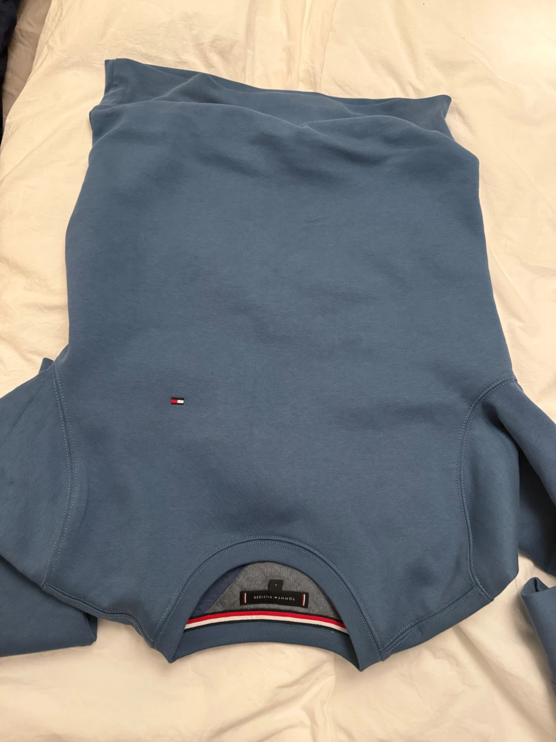 Blå sweatshirt från Tommy Hilfiger - 5